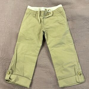 Janie and Jack 4t khaki pants roll up ankle